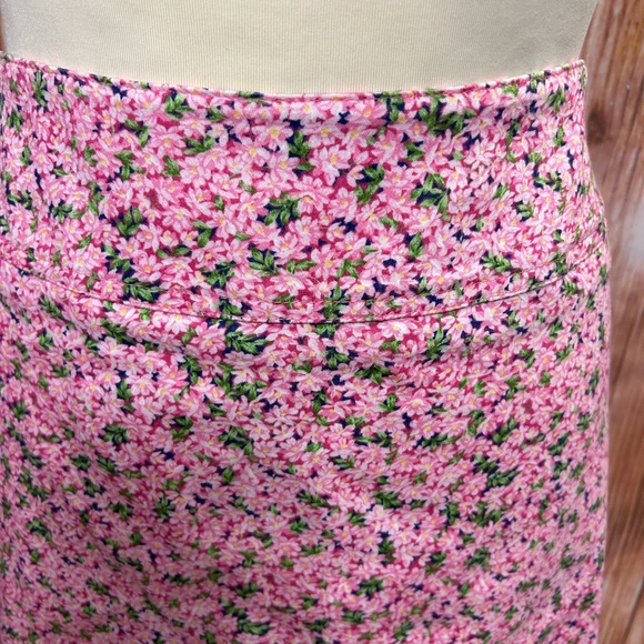 Chaus Pink Floral Cotton Skirt - Picture 2 of 8